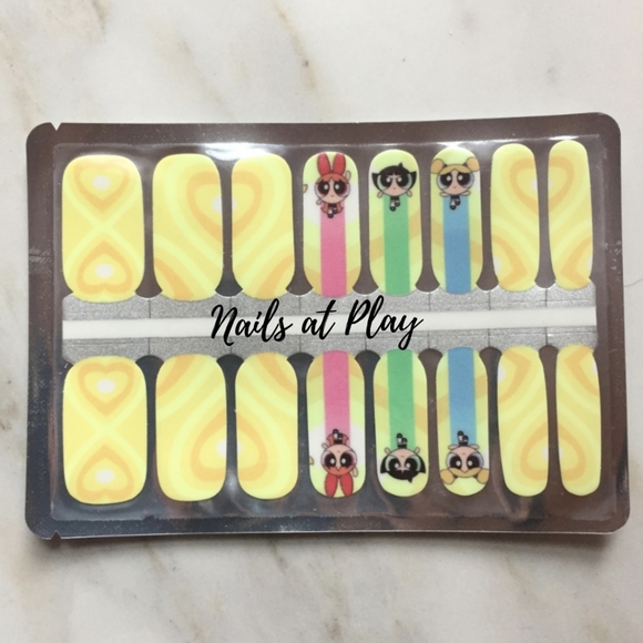 5 for $15 Nail Wraps- The PowerPuff Girls - Picture 2 of 4